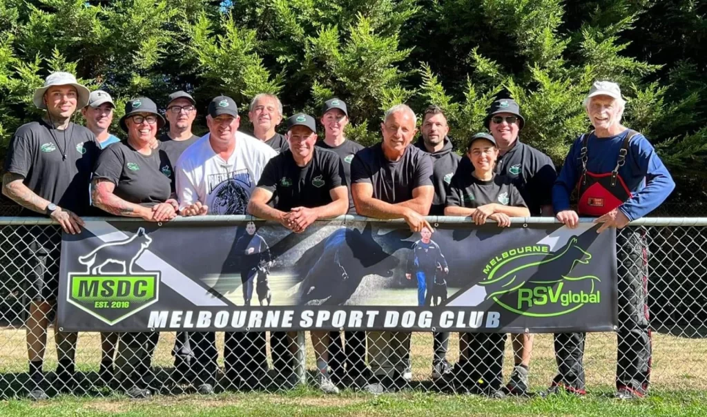 Melbourne Sport Dog Club members at Dr. Helmut Raiser seminar 2023